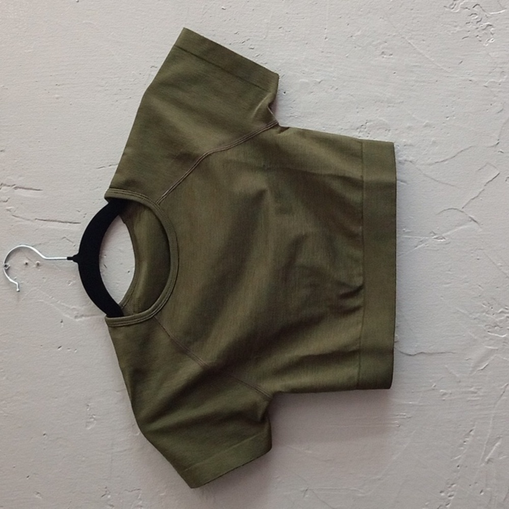 Women's Yoga Crop Top Green